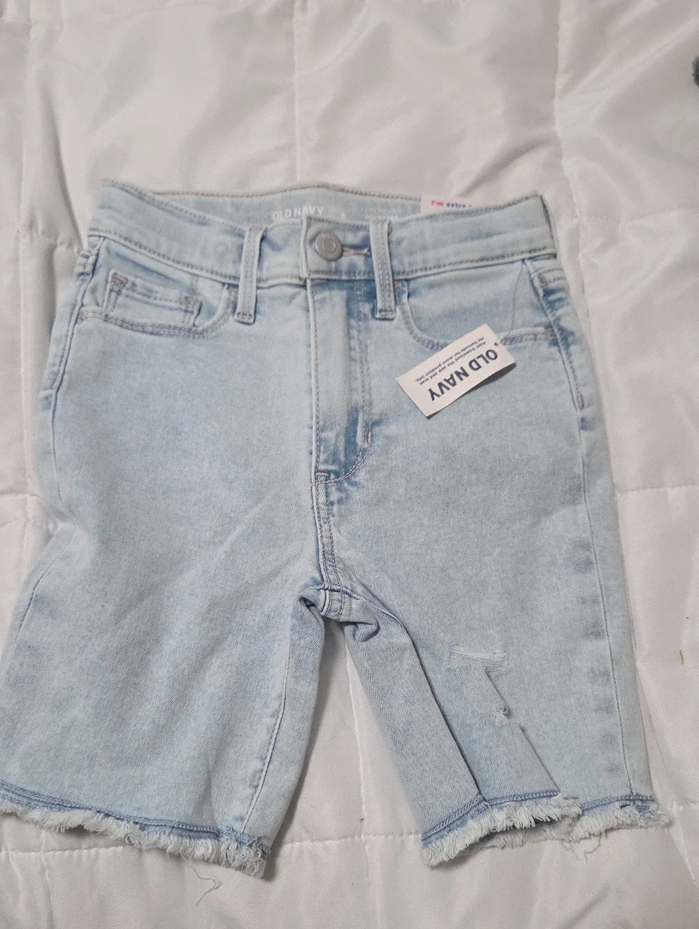 Old Navy Light Blue Denim Bermuda Shorts